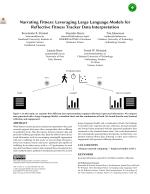 Narrating Fitness: Leveraging Large Language Models for Reflective Fitness Tracker Data Interpretation