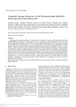 Complete Genome Structure of the Nitrogen-fixing Symbiotic Bacterium Mesorhizobium loti