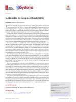 Sustainable Development Goals (SDG)