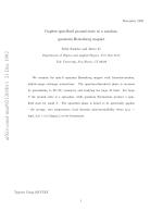 Gapless spin-fluid ground state in a random, quantum Heisenberg magnet