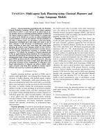 TWOSTEP: Multi-agent Task Planning using Classical Planners and Large Language Models