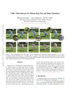 VIBE: Video Inference for Human Body Pose and Shape Estimation