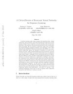 A Critical Review of Recurrent Neural Networks for Sequence Learning