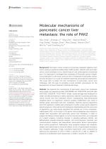 Molecular mechanisms of pancreatic cancer liver metastasis: the role of PAK2