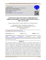 ENHANCING ORGANIZATIONAL PERFORMANCE THROUGH DIVERSITY AND INCLUSION INITIATIVES: A META-ANALYSIS