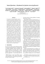 Natural Questions: A Benchmark for Question Answering Research