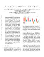 Fine-tuning Large Language Models for Domain-specific Machine Translation
