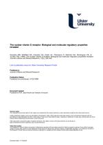 The nuclear vitamin D receptor: Biological and molecular regulatory properties revealed