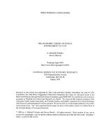 THE ECONOMIC THEORY OF PUBLIC ENFORCEMENT OF LAW