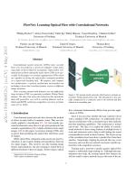 FlowNet: Learning Optical Flow with Convolutional Networks