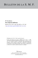 Des catégories abéliennes