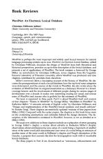 WordNet: An Electronic Lexical Database