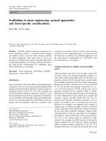Scaffolding in tissue engineering: general approaches and tissue-specific considerations
