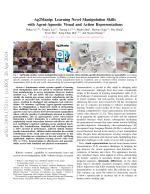 Ag2Manip: Learning Novel Manipulation Skills with Agent-Agnostic Visual and Action Representations