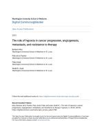 The role of hypoxia in cancer progression, angiogenesis, metastasis, and resistance to therapy