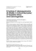 8-hydroxy-2′-deoxyguanosine (8-OHdG): A Critical Biomarker of Oxidative Stress and Carcinogenesis