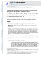Transgender Stigma and Health: A Critical Review of Stigma Determinants, Mechanisms, and Interventions
