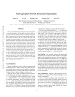 Path Aggregation Network for Instance Segmentation