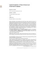 Logical Foundations of Object-Oriented and Frame-Based Languages