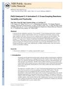 Pd(II)-Catalyzed C–H Activation/C–C Cross-Coupling Reactions: Versatility and Practicality