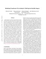 Rethinking Transformers Pre-training for Multi-Spectral Satellite Imagery