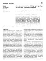 New developments in the ATSAS program package for small-angle scattering data analysis