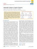 Photoredox Catalysis in Organic Chemistry