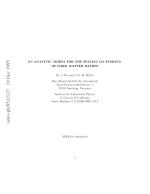 AN ANALYTIC MODEL FOR THE SPATIAL CLUSTERING OF DARK MATTER HALOES