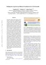 Bridging the Gap between Different Vocabularies for LLM Ensemble