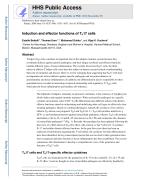 Induction and effector functions of T_H17 cells