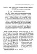 Patterns of Molar Wear in Hunter–Gatherers and Agriculturalists