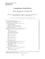 Comprehensive Invited Review Redox Regulation of Cell Survival