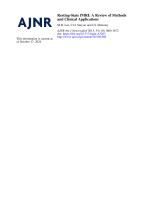 Resting-State fMRI: A Review of Methods and Clinical Applications