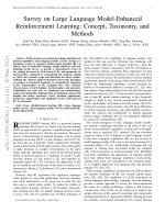 Survey on Large Language Model-Enhanced Reinforcement Learning: Concept, Taxonomy, and Methods