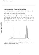 Optically-Healable Supramolecular Polymers