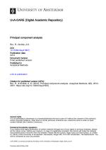 Principal component analysis