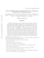 First Year Wilkinson Microwave Anisotropy Probe (WMAP) Observations: Determination of Cosmological Parameters