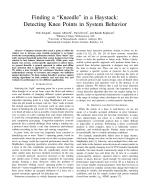 Finding a “Kneedle” in a Haystack: Detecting Knee Points in System Behavior