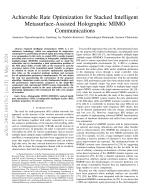 Achievable Rate Optimization for Stacked Intelligent Metasurface-Assisted Holographic MIMO Communications