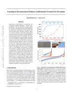 Learning by Reconstruction Produces Uninformative Features For Perception