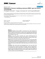 Modulation of human multidrug-resistance MDR-1 gene by natural curcuminoids