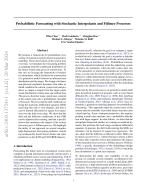 Probabilistic Forecasting with Stochastic Interpolants and Föllmer Processes