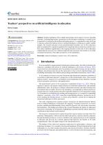 Teachers’ perspectives on artificial intelligence in education