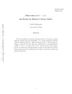 Observation of B+ → ωK+ and Search for Related B Decay Modes.