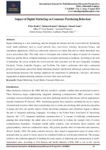 Impact of Digital Marketing on Consumer Purchasing Behaviour