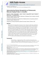 Semiconducting Polymer Nanoparticles as Photoacoustic Molecular Imaging Probes in Living Mice