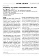 trimAI: a tool for automated alignment trimming in large-scale phylogenetic analyses