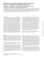 Molecular Characterization of Dendritic Cell-derived Exosomes: Selective Accumulation of the Heat Shock Protein hsc73