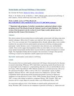 Marital Quality and Personal Well-Being: A Meta-Analysis