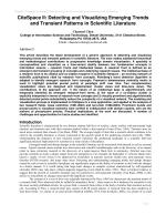 CiteSpace II: Detecting and Visualizing Emerging Trends and Transient Patterns in Scientific Literature